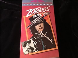 VHS Zorro’s Black Whip 1944 George J Lewis, Linda Stirling, Lucien Littl... - $9.00