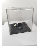 GoPro clear plastic case box cube display retail container black base ac... - $713.84 MXN