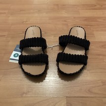 Universal Thread Women&#39;s Slides Sandals Size 9 Black - £28.60 GBP