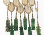 Mexico Flatware Jade carved handles 181784 - £199.65 GBP