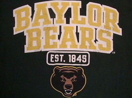 NCAA Baylor Bears College University Fan School Student Green T Shirt L - £12.17 GBP