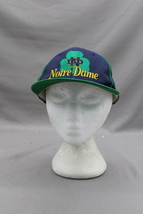 Notre Dame Fighting Irish Hat (VTG) - Big Clover Leaf by The Game Adult Snapback - £43.20 GBP