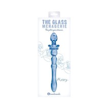 Glass Menagerie Puppy Glass Dildo Dark Blue - $28.04