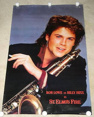 Primary image for ROB LOWE POSTER ST. ELMO'S FIRE VINTAGE 1985