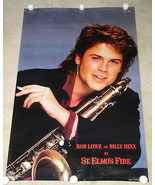 ROB LOWE POSTER ST. ELMO&#39;S FIRE VINTAGE 1985 - £55.05 GBP