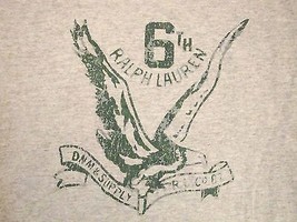 Ralph Lauren Green Eagle Casual Designer Denim &amp; Supply T Shirt M s - £11.67 GBP