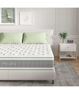 Novilla Queen Mattress, 12 Inch Hybrid Mattress In A Box, Innerspring, G... - £267.55 GBP