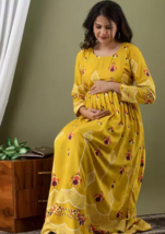 Attractive Pregnant / Maternity Women Kurti Gown Suit Easy baby Feeding ... - £27.61 GBP