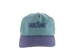 Vintage 80s K-Products Buctril Herbicide Spell Out Snapback Hat Cap Green USA - £25.92 GBP