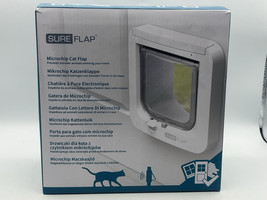 SureFlap Microchip Cat Door RFID Selective Entry Battery Operated White - £77.24 GBP