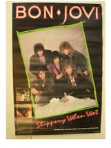 Jon Bon Jovi Poster Slippery When Wet John Old - $72.93