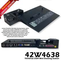 Genuine Lenovo ThinkPad 2504 Mini Docking Station R6X/T6X/Z6X-42W4638 - $1,290.19 MXN