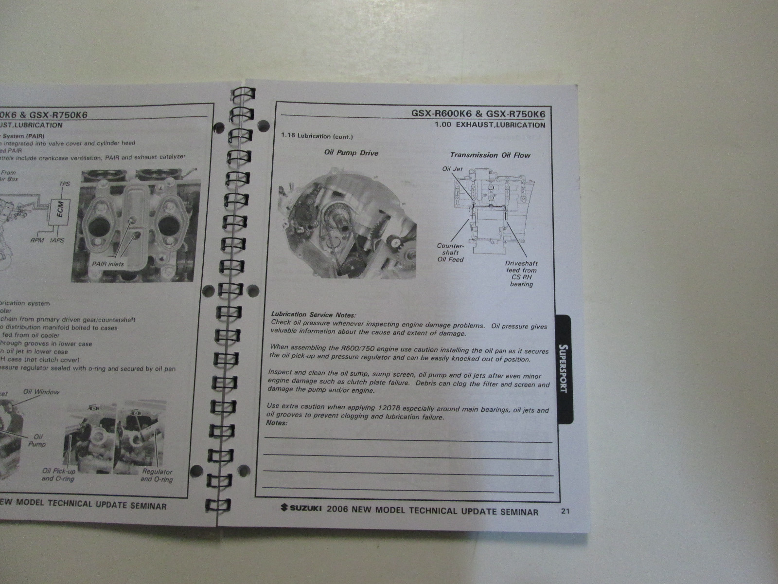 2006 Suzuki New Model Technical Update Seminar Manual FACTORY OEM BOOK 06 DEAL Item image 8