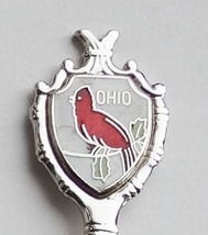 Collector Souvenir Spoon USA Ohio Cardinal Map Bowl - £2.36 GBP