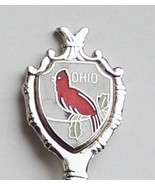 Collector Souvenir Spoon USA Ohio Cardinal Map Bowl - $2.99