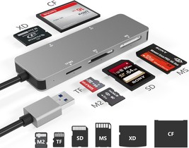 USB3.0 XD Card Reader USB 3.0 5Gps High Speed TF SD MS M2 XD CF Memory C... - £29.63 GBP