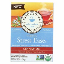 Traditional Medicinals Organic Tea Stress Ease Cinnamon 16 tea bags - £8.41 GBP