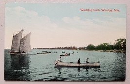 Winnipeg Beach Winnipeg,Manitoba Canada Vintage Postcard 1915? - £14.22 GBP