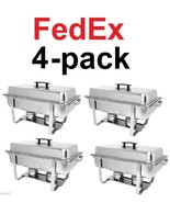 CATERING FedEx 4 PACK CHAFER CHAFING Dish Sets 8 QT PARTY PACK NEW Holiday - $4,341.96 MXN