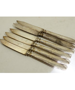 VTG Set of 6 Fruit Knives 1847 Rogers Bross. Co. Warranted Silver Plate - £19.05 GBP