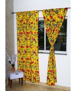 Boho Birds Cotton Window Curtains 2 Panel Set for Living Room Bedroom in... - £27.29 GBP+