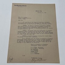 Beaumont Texas Letter 1935 school Superintendent Roy H Guess - £39.94 GBP
