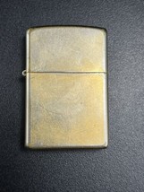 2004 Zippo Lighter Brass Color Toned Works Great FREE SHIPPING - $18.76
