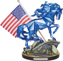 Enesco Trail of Painted Ponies Wild Blue Remembering 9/11 Figurine - £71.38 GBP