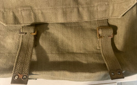 Vintage Military Messenger Backpack ABL OVM 1953 13.25”Wx14”H - £54.20 GBP