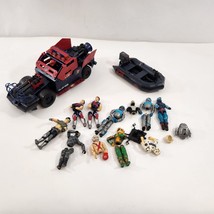 GI JOE Lot Action Figures Torpedo Storm Shadow Thunder Machine Big Boa ++ PARTS - $77.22