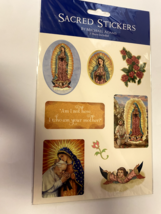 Our Lady of Guadalupe Stickers (assorted), 3 sheets per package, New - £6.22 GBP