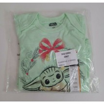New Disney Star Wars Baby Yoda Galaxys Greetings Lt Green Body Suit Size... - $184.50 MXN
