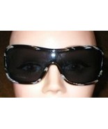 New Womens Valentino Sunglasses Shield Black &amp; Horn Crystals - £235.46 GBP