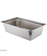 Full Size 6&quot; Deep Stainless Steel Food Meat Deer Processing Pan Hunting NEW - $42.56