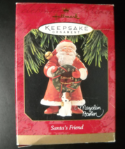 Hallmark Keepsake Christmas Ornament 1997 Santa&#39;s Friend Marjolein Bastin Boxed - £8.77 GBP
