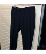 Ralph Lauren 34 x 30 black flat front dress pants - $424.82 MXN