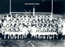 1954 DETROIT LIONS 8X10 TEAM PHOTO FOOTBALL NFL PICTURE - $4.94