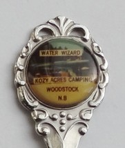 Collector Souvenir Spoon Canada New Brunswick Woodstock Water Wizard Kozy Acres - £3.95 GBP