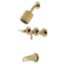 Kingston Brass KBX8132NDL NuvoFusion Tub and Shower Faucet Polished Brass - $159.28