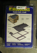 HO Scale Walthers Cornerstone Modulars Peaked Roof &amp; Base 3720 NIB - £15.03 GBP