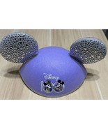 Disney Parks 100th Anniversary Mickey &amp; Minnie Hat Ears Purple &amp; Silver ... - $21.97 CAD
