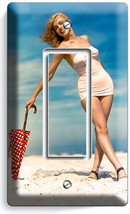 Marilyn Monroe Sexy Beach Bikini Single Gfi Decora Light Switch Wall Plate Cover - £9.73 GBP