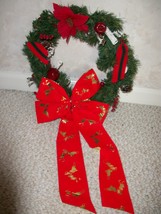 Holiday 12 Inch Wreath (#0140)  - £24.76 GBP