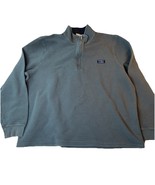LL Bean Mens Lakewashed Ribbed Knit 1/4 Zip Pullover Sweatshirt Size XXL... - $18.70