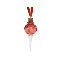 Ruby Snowball Icicle Ornament Keepsake Urn - $39.95