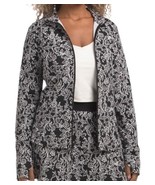 NWT TOMMY BAHAMA BLACK FLORAL VINES Long Sleeve Full Zip Golf Jacket M L... - $91.20 CAD