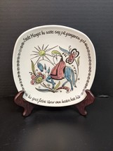 Stavangerflint Stolt Margit Wall Plate Norway Hand Painted Signed Girl o... - £14.64 GBP