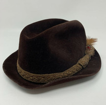 Resistol Felt Hat 6-3/4 Dark Brown Self Conforming Men’s Mocha Estate 19-2770B - £15.14 GBP