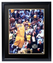 KOBE BRYANT Autographed Lakers B2B Framed 16&quot; x 20&quot; Photograph UDA LE 64/208 - £6,491.25 GBP