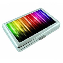 Electric Rainbow Em1 Hip Silver Cigarette Case Id Holder Metal Wallet 4&quot;... - $147.87 MXN